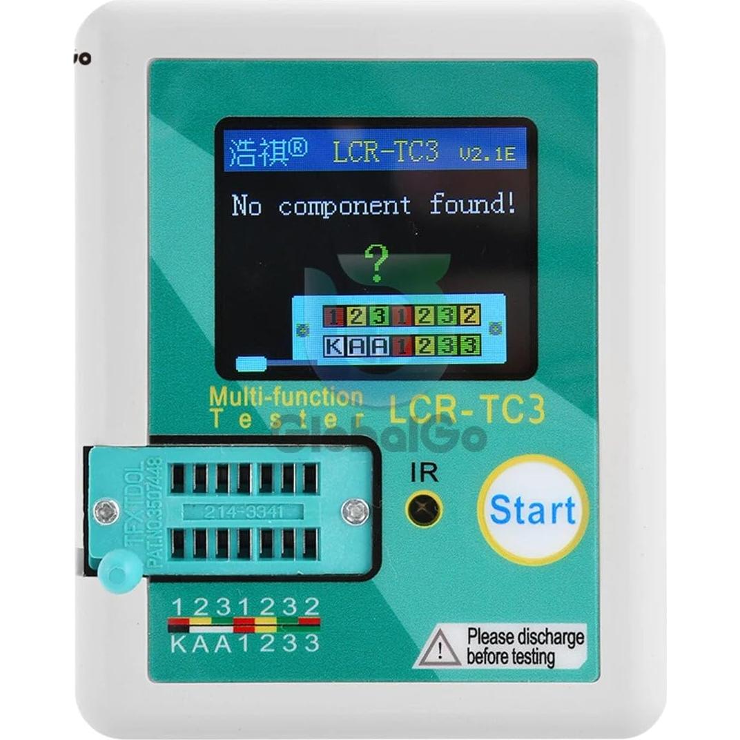 Probador de Transistores LCR-Tc3 FIENWINERINS Multímetro LCD