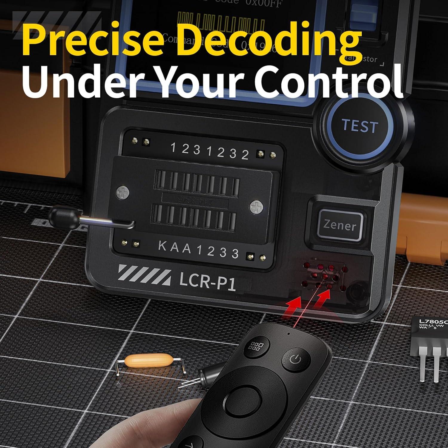 Probador de Transistores WALFRONT P1 Multifuncional 0.01-32V