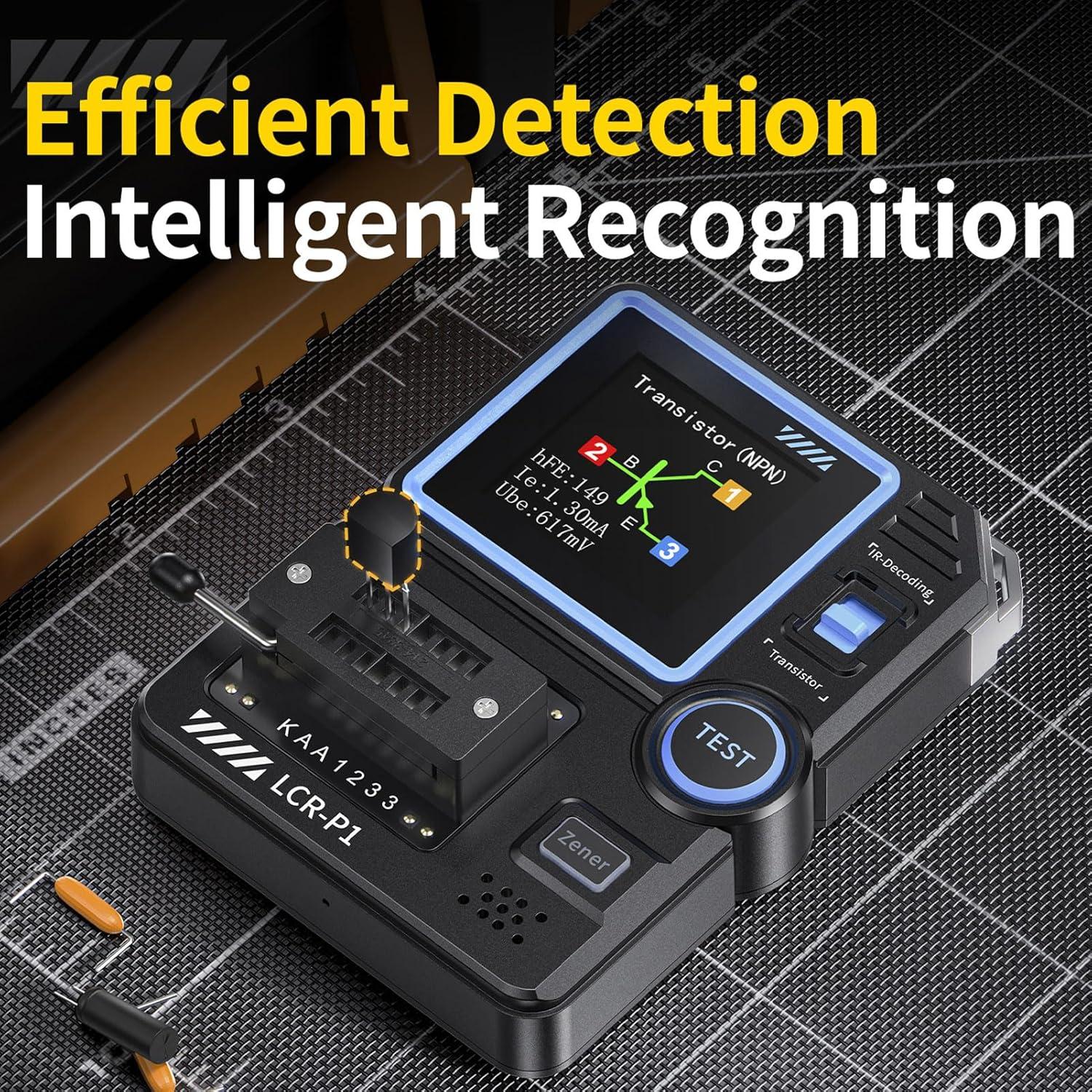 Probador de Transistores WALFRONT P1 Multifuncional 0.01-32V