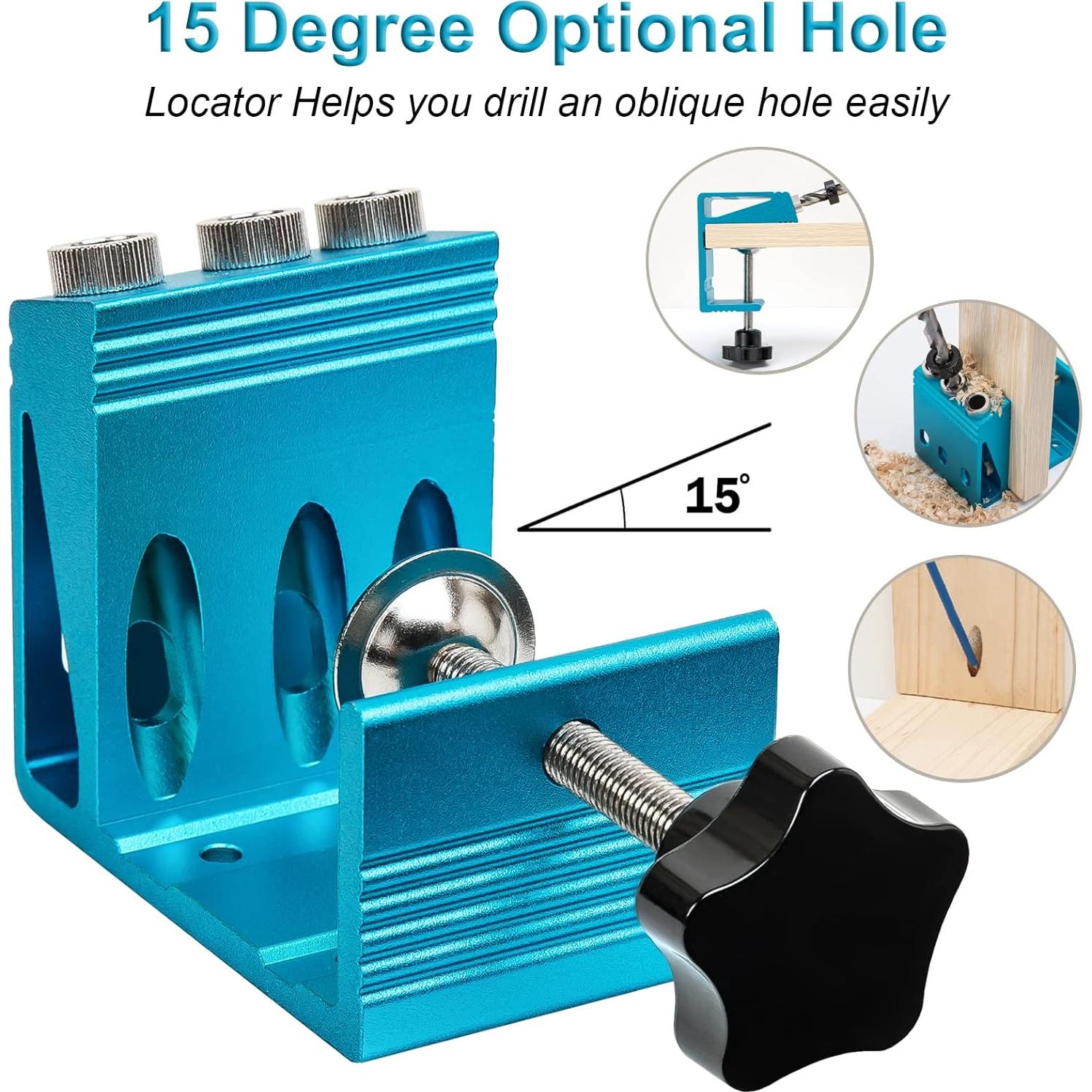 Kit de Plantilla de Agujeros de Pocket KingBaas 3 Agujeros