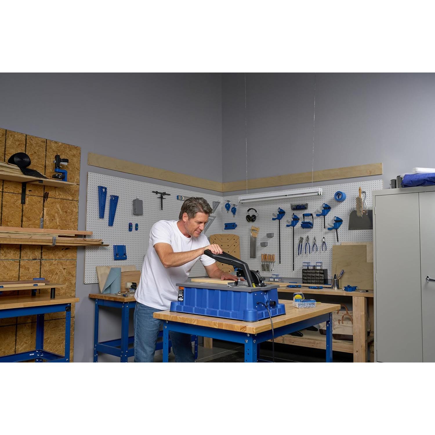 Máquina de Agujeros de Cajón Kreg DB210 2800 RPM Azul