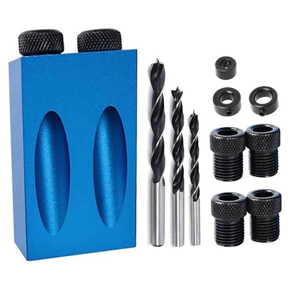 Plantilla de Agujero en Ángulo QEDT 15° con Brocas 6/8/10mm