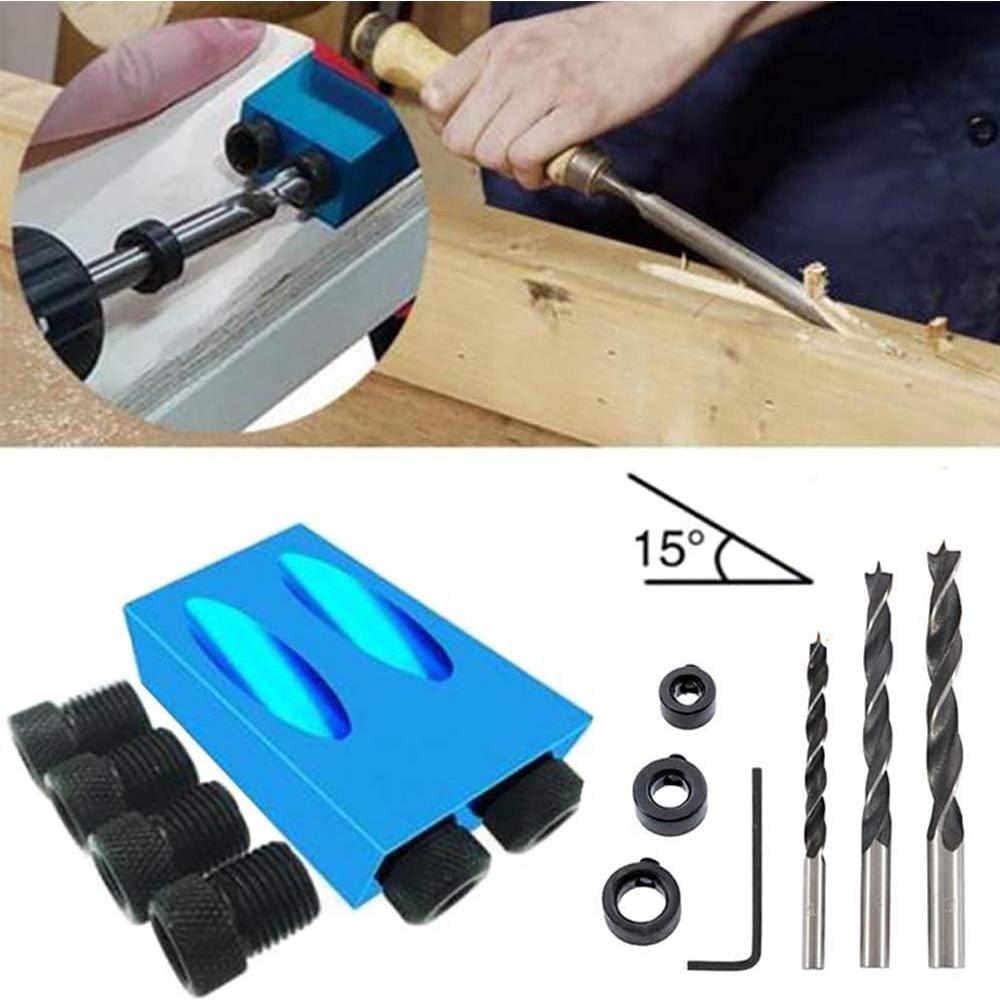 Plantilla de Agujero en Ángulo QEDT 15° con Brocas 6/8/10mm