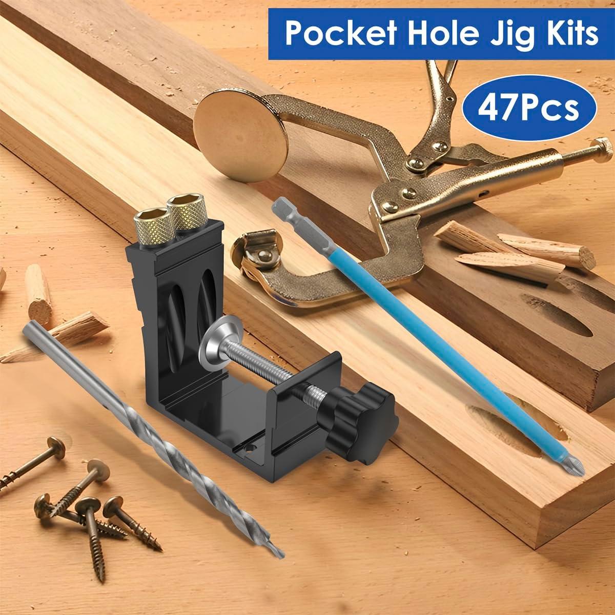 Kit de Plantilla de Agujeros de Pocket Kandishiex 15° Metal