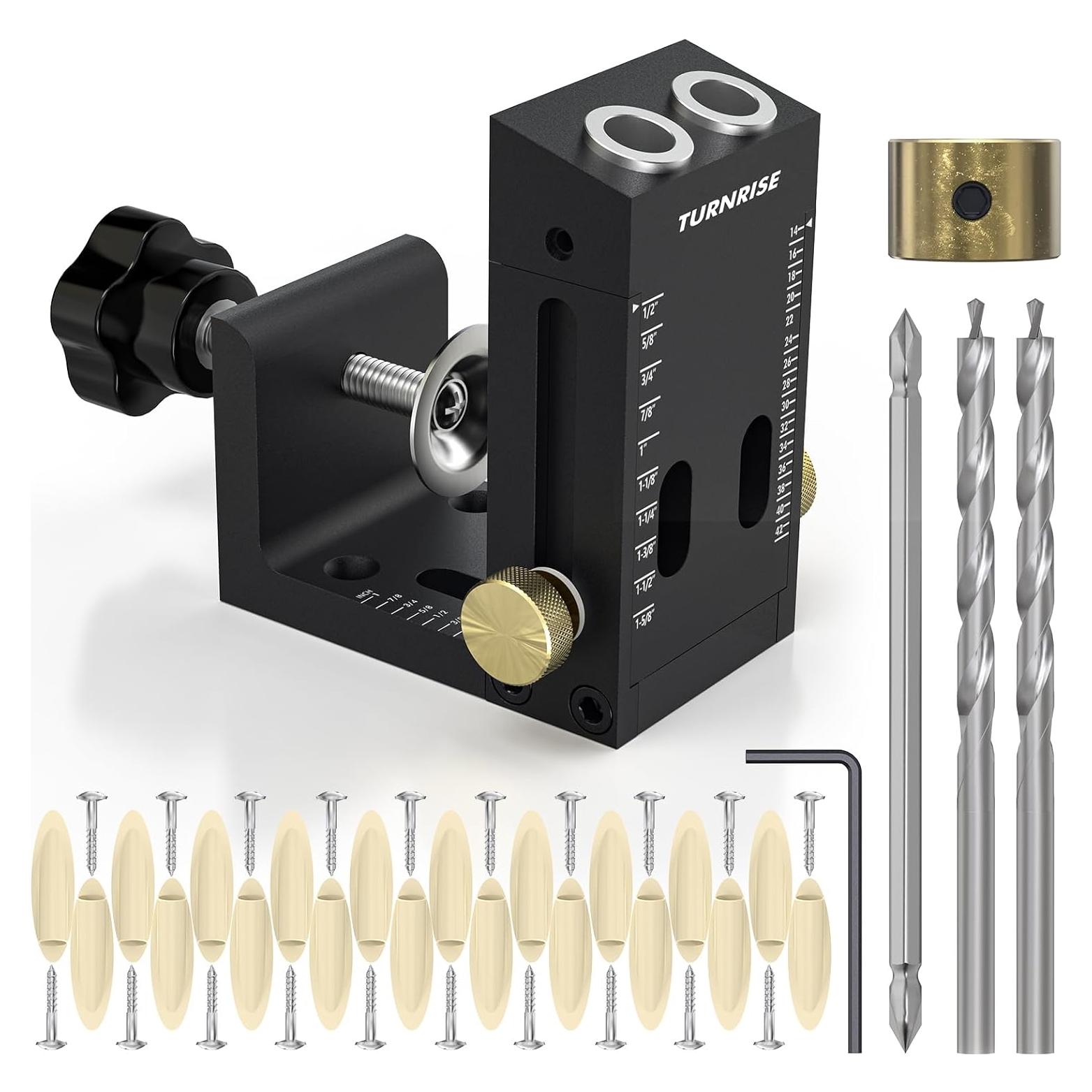 Kit de Plantilla de Agujeros en Ángulo TURNRISE 45 Pcs