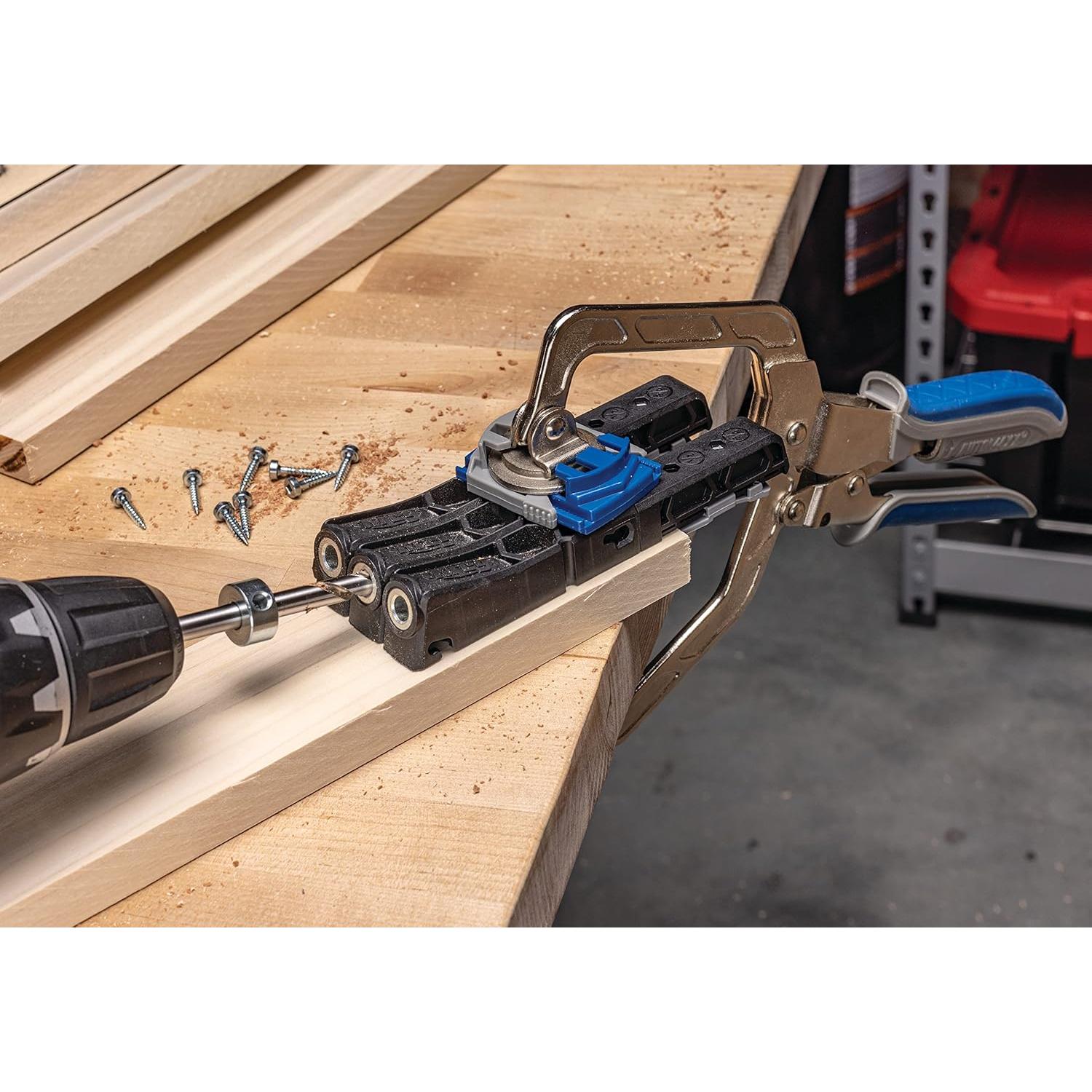 Plantilla de Agujeros en Ángulo Kreg Micro KPHJ230 - Para Materiales delgados