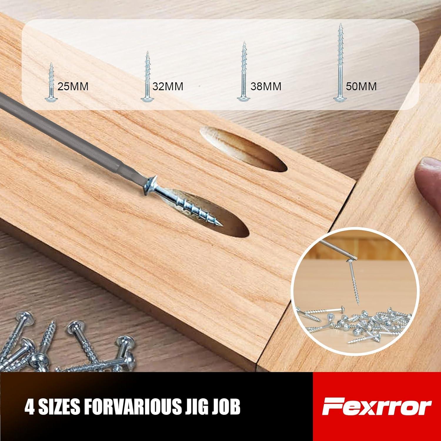 Kit de Plantilla de Agujeros de Bolsillo Fexrror 56 Pcs Aluminio