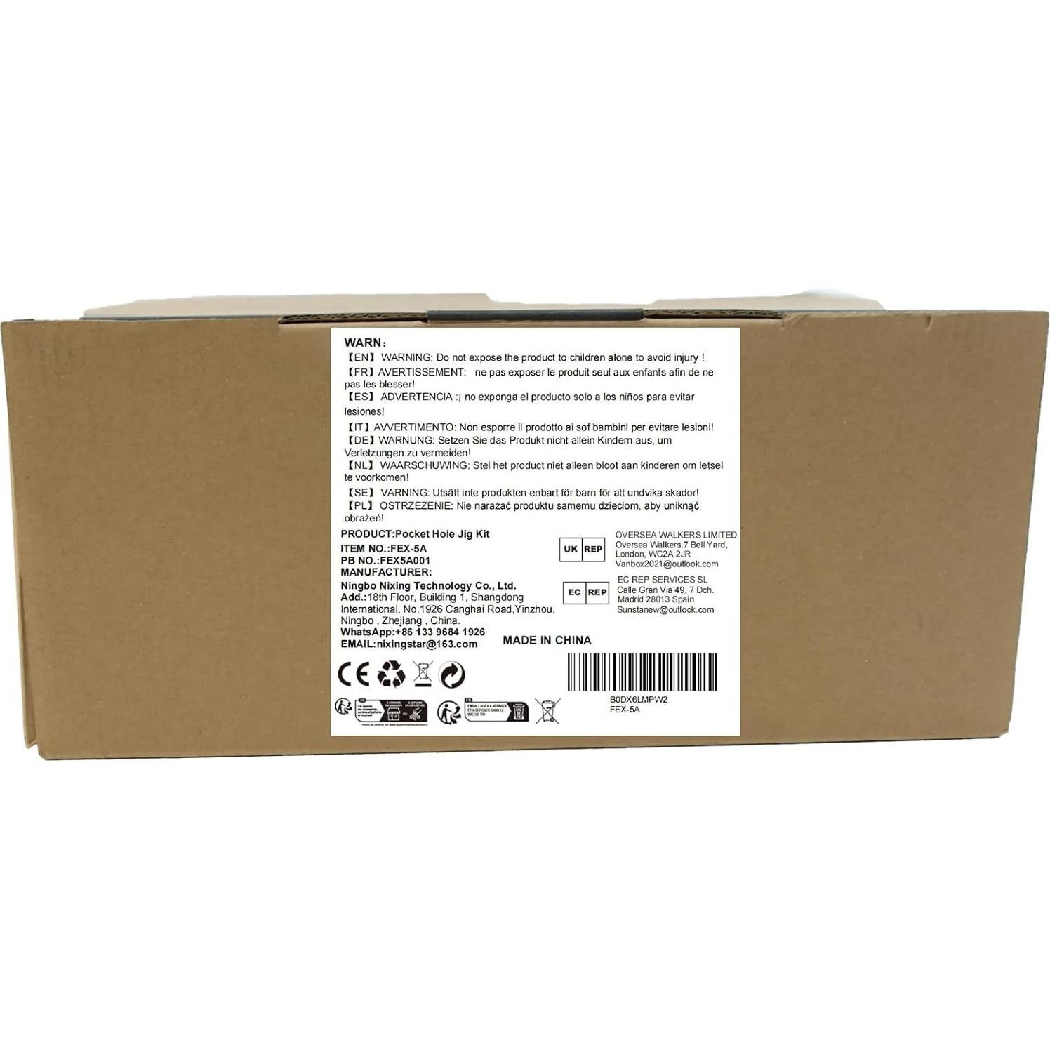 Kit de Plantilla de Agujeros de Bolsillo Fexrror 56 Pcs Aluminio