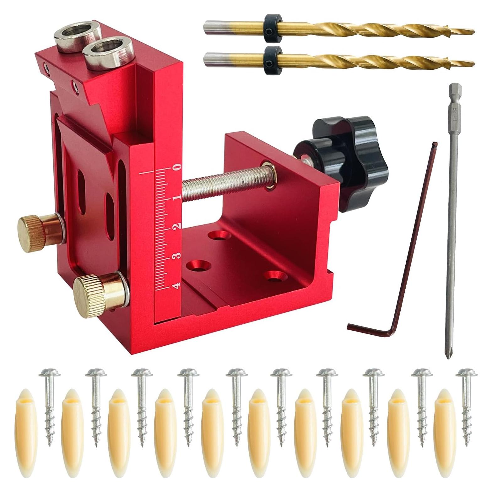 Kit de Plantilla de Agujeros SUGOOE con 2 Brocas y Accesorios