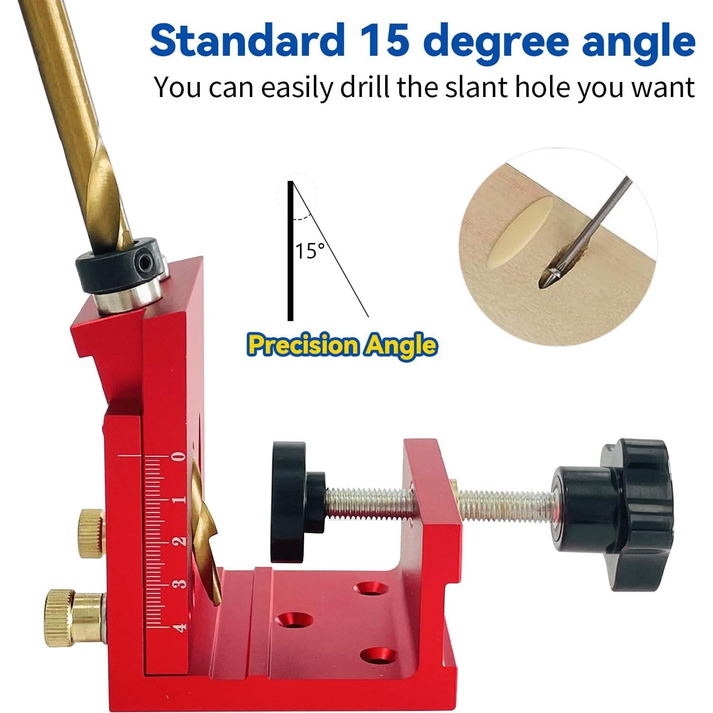 Kit de Plantilla de Agujeros SUGOOE con 2 Brocas y Accesorios