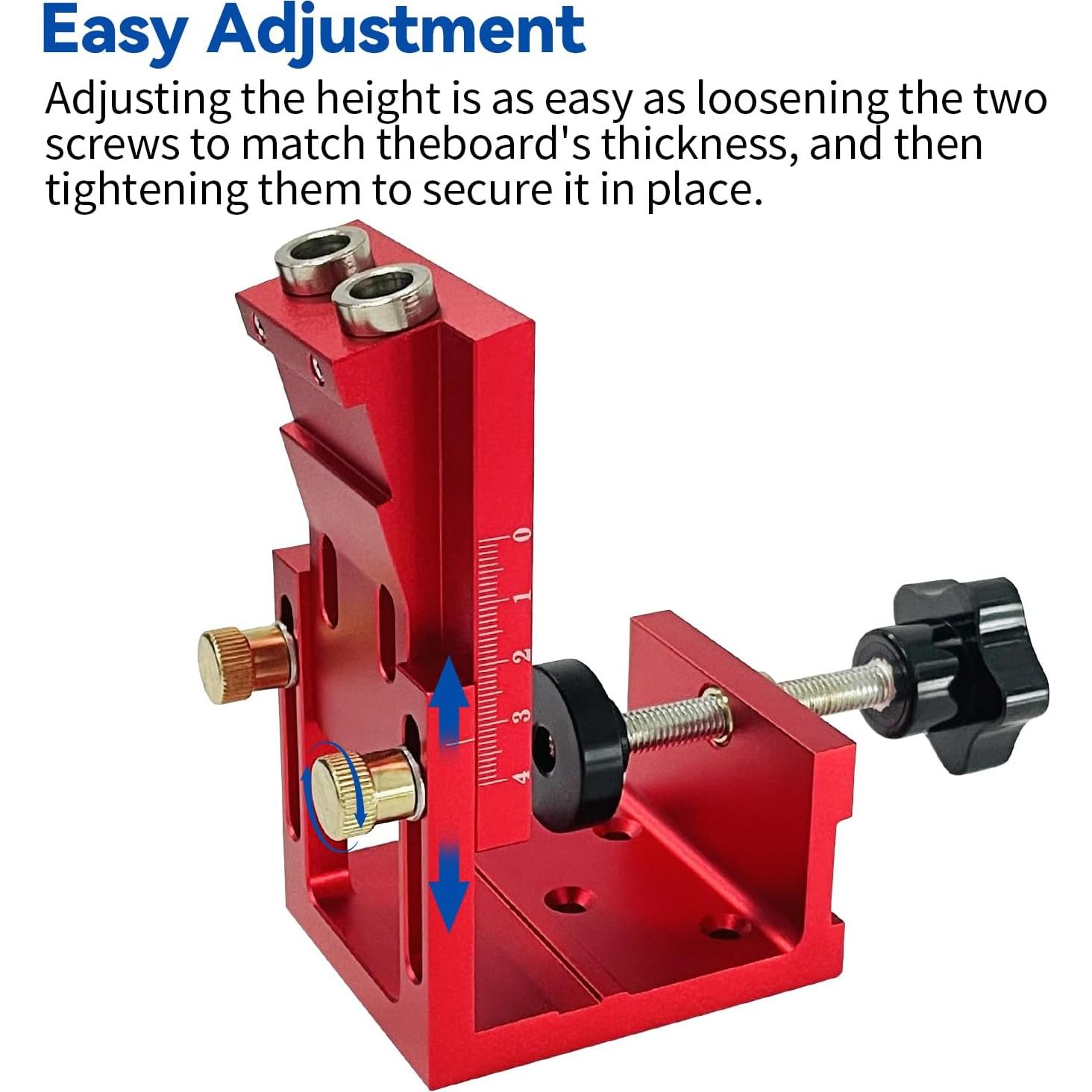 Kit de Plantilla de Agujeros SUGOOE con 2 Brocas y Accesorios