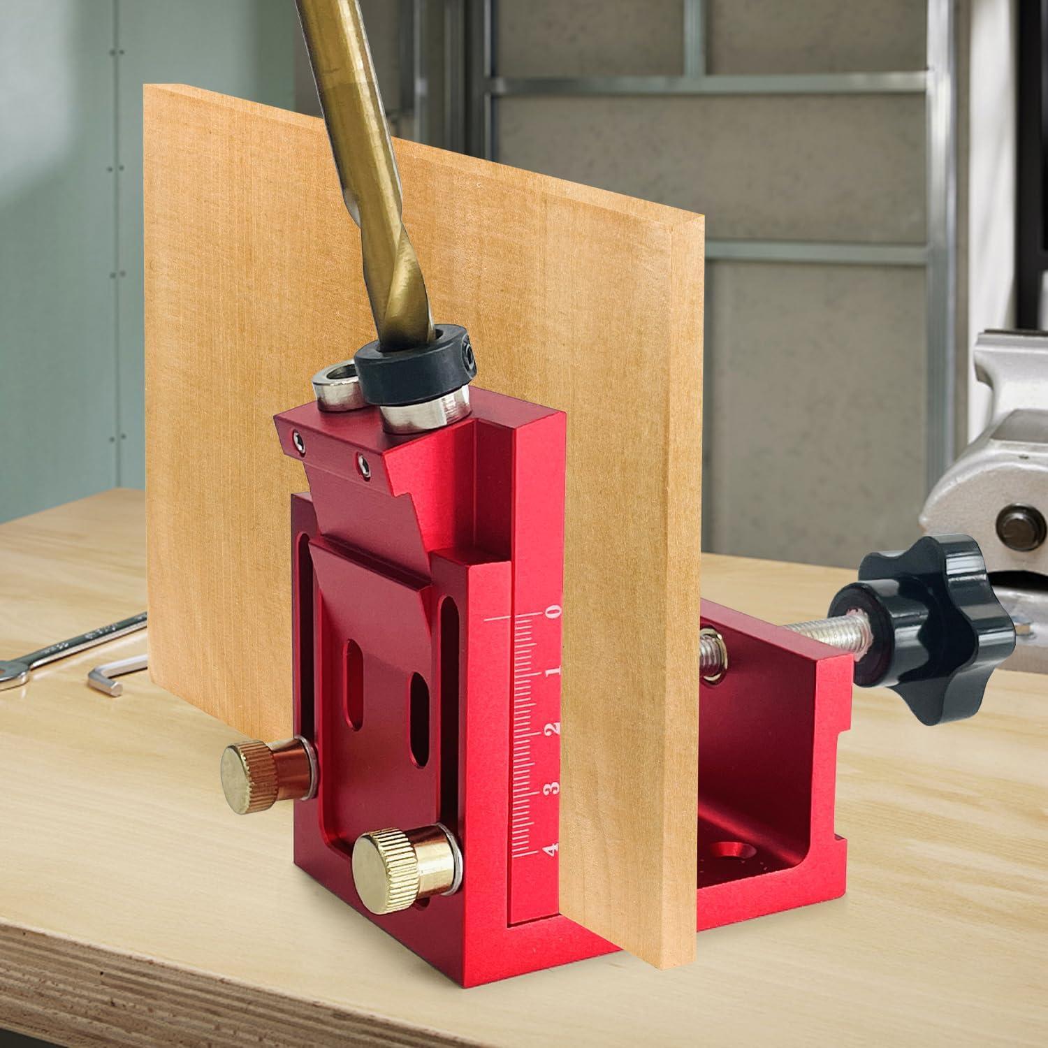 Kit de Plantilla de Agujeros SUGOOE con 2 Brocas y Accesorios