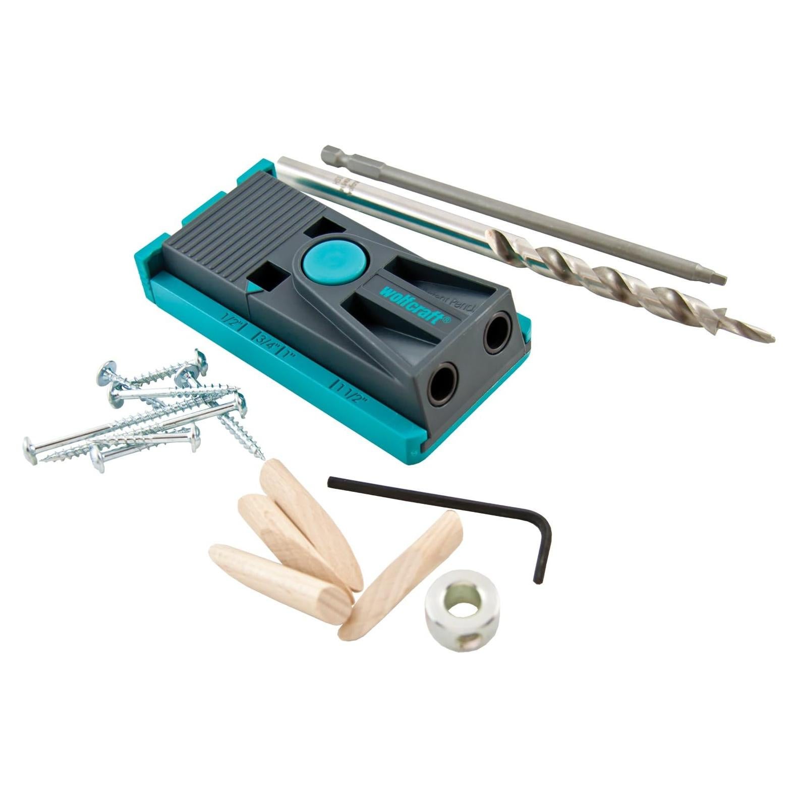 Kit de Plantilla de Agujero de Bolsillo Wolfcraft 4643404