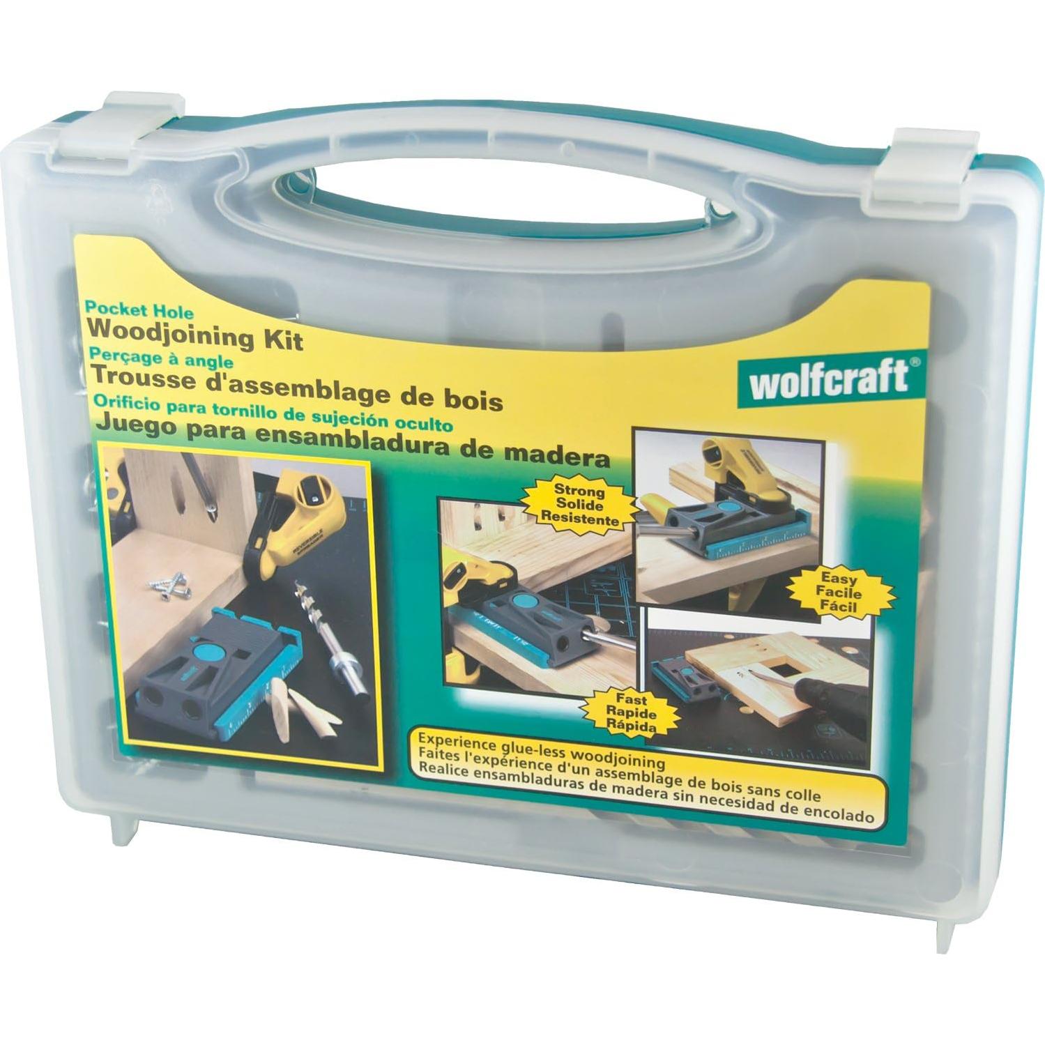 Kit de Plantilla de Agujero de Bolsillo Wolfcraft 4643404