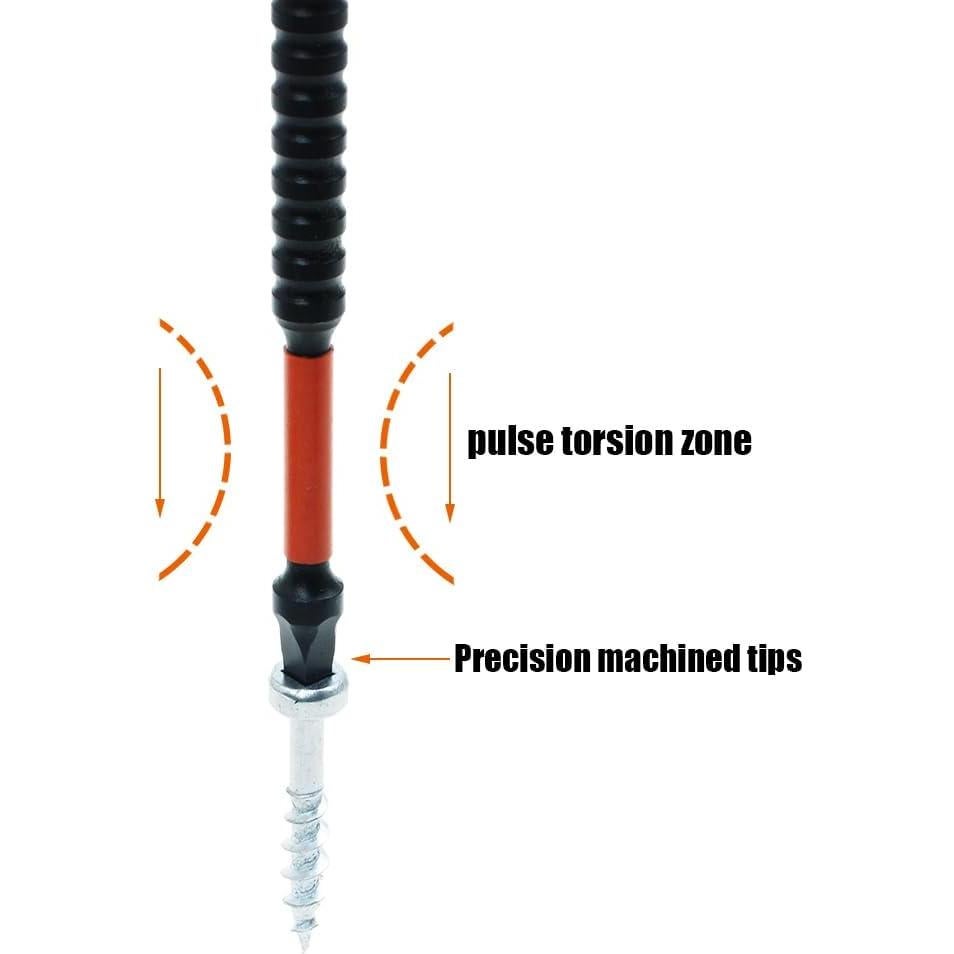 AUTOTOOLHOME Paquete de 10 Puntas Cuadradas #2 de 15.24 cm