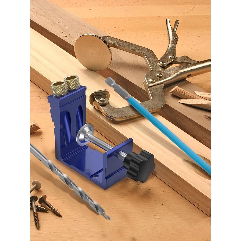 Kit de Localizador de Agujeros 47 Piezas Ajustable 15 Grados