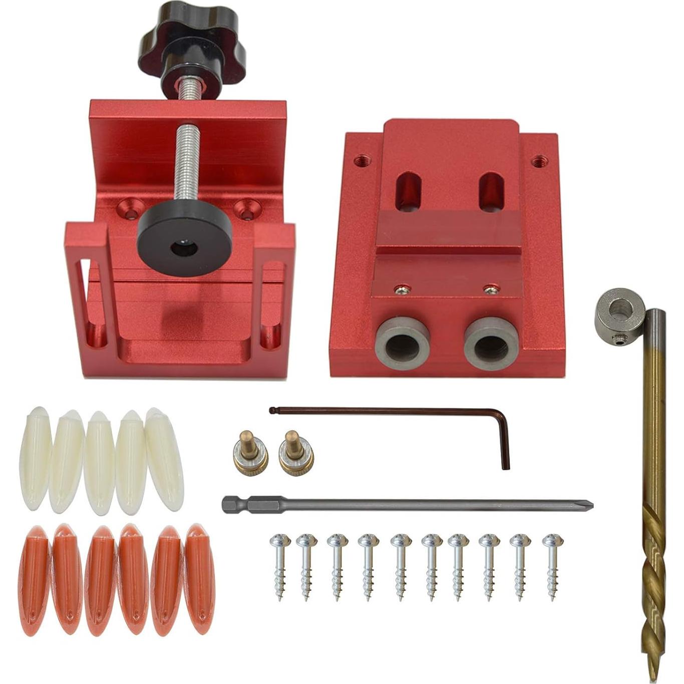 Kit de Guía de Taladro en Ángulo Zeglavi con Abrazadera de Aluminio