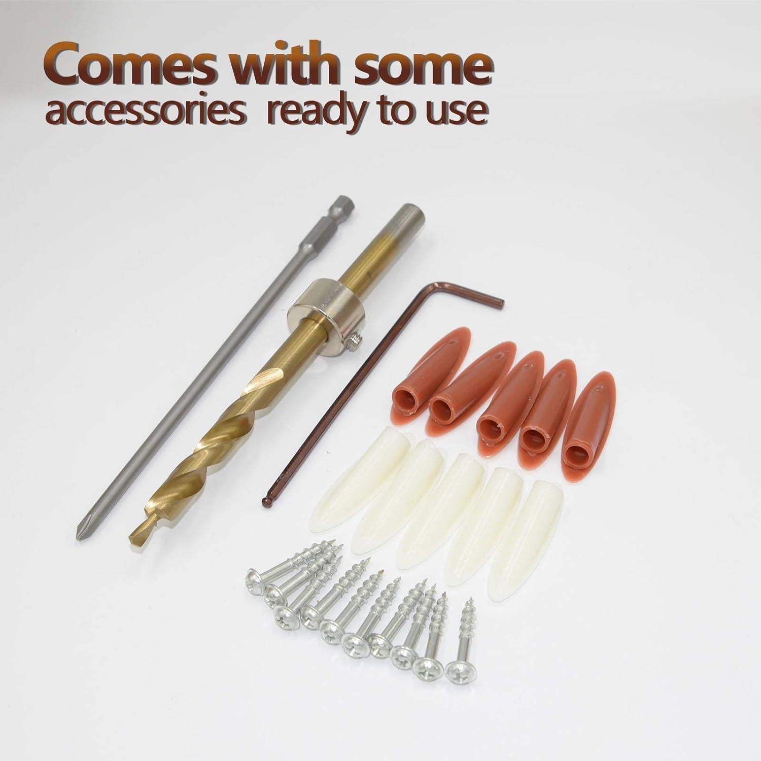 Kit de Guía de Taladro en Ángulo Zeglavi con Abrazadera de Aluminio