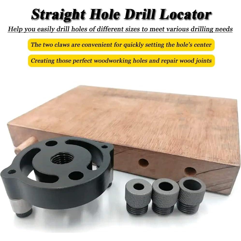 Guía de Taladro Dowel Mesee, Jig de Carpintería 6mm 8mm 10mm