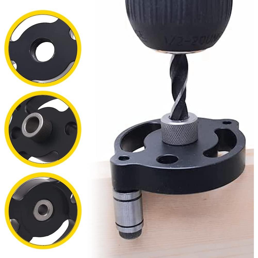 Guía de Taladro Dowel Mesee, Jig de Carpintería 6mm 8mm 10mm