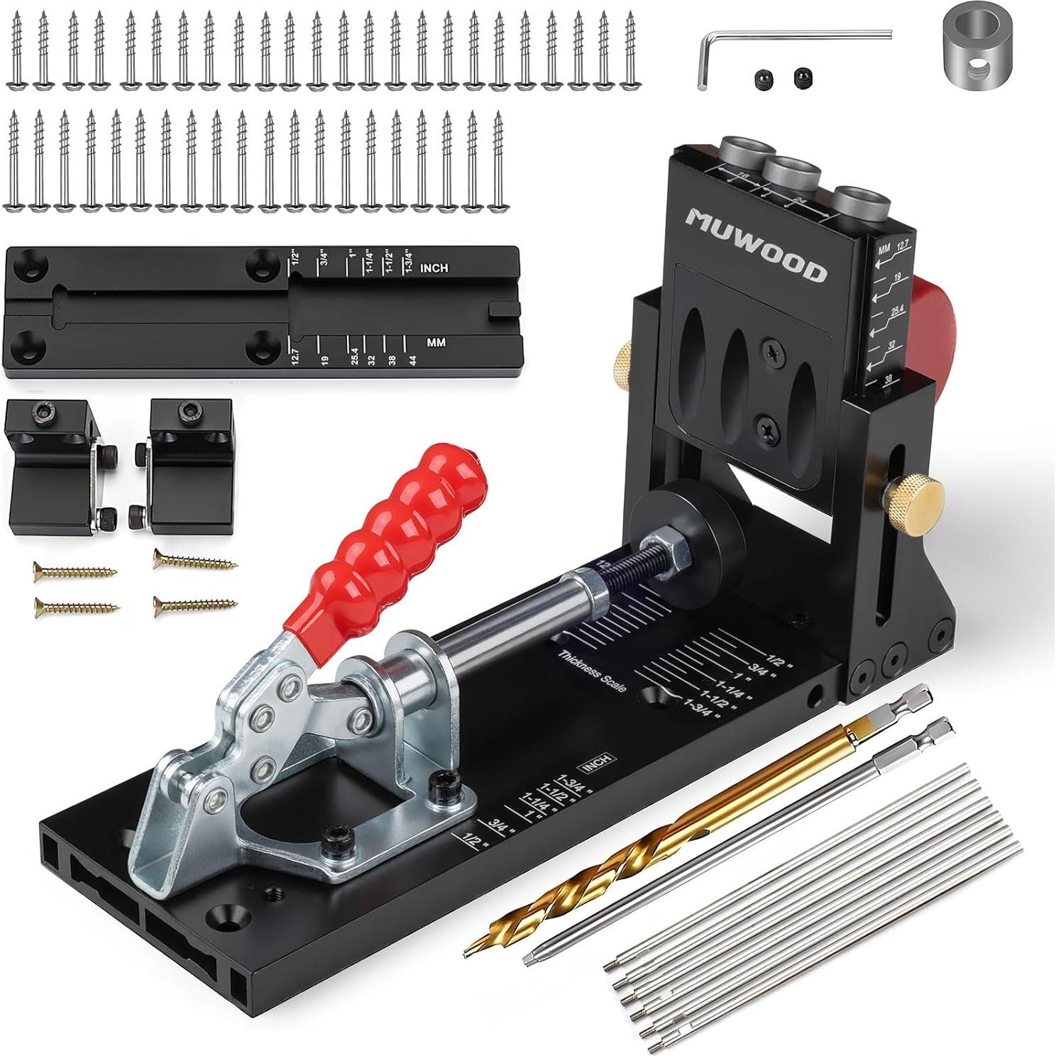 Plantilla de Agujeros Pocket MUWOOD HJ01 Ajustable 12-42mm