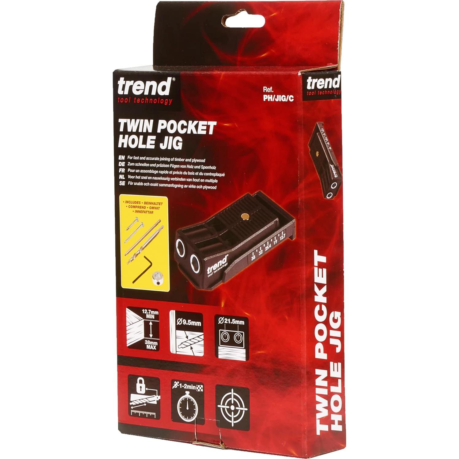 Plantilla de Agujero de Bolsillo Trend Twin con Accesorios