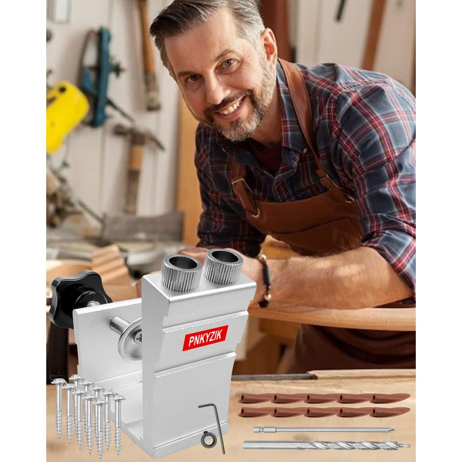 Kit Plantilla Agujeros Pocket PNYZIK Acero Endurecido 357g