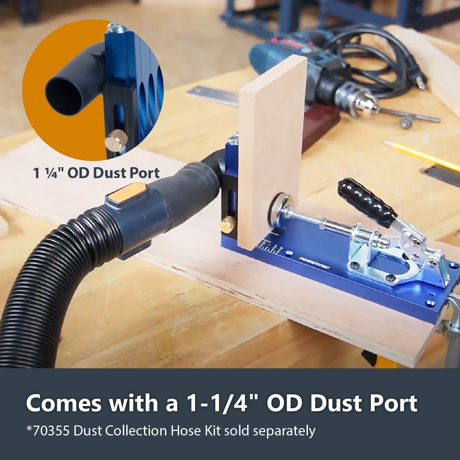 Plantilla de Agujeros de Pocket POWERTEC 71844 Aluminio Ajustable