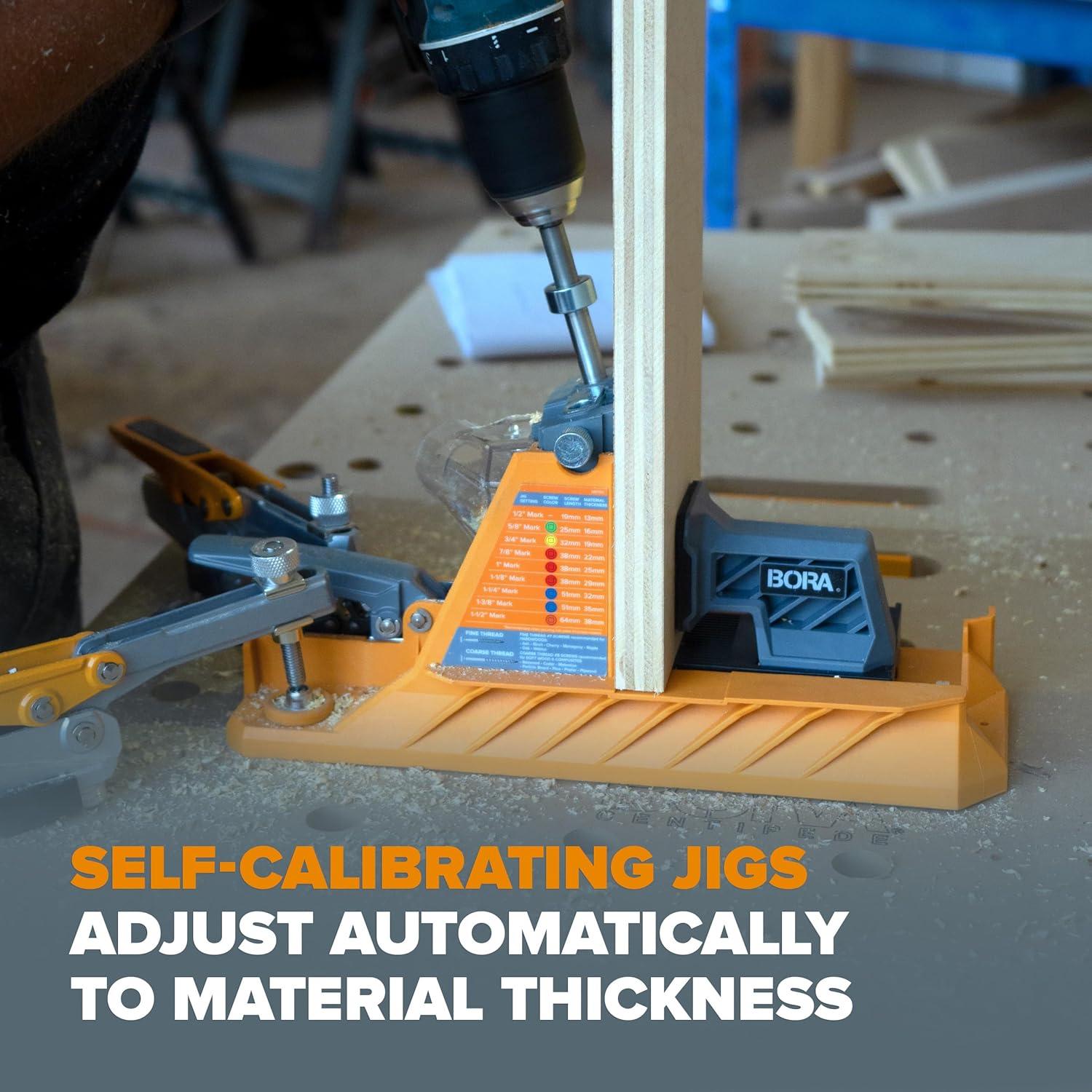 Plantilla Automática para Agujeros de Pocket BORA BR-A170201