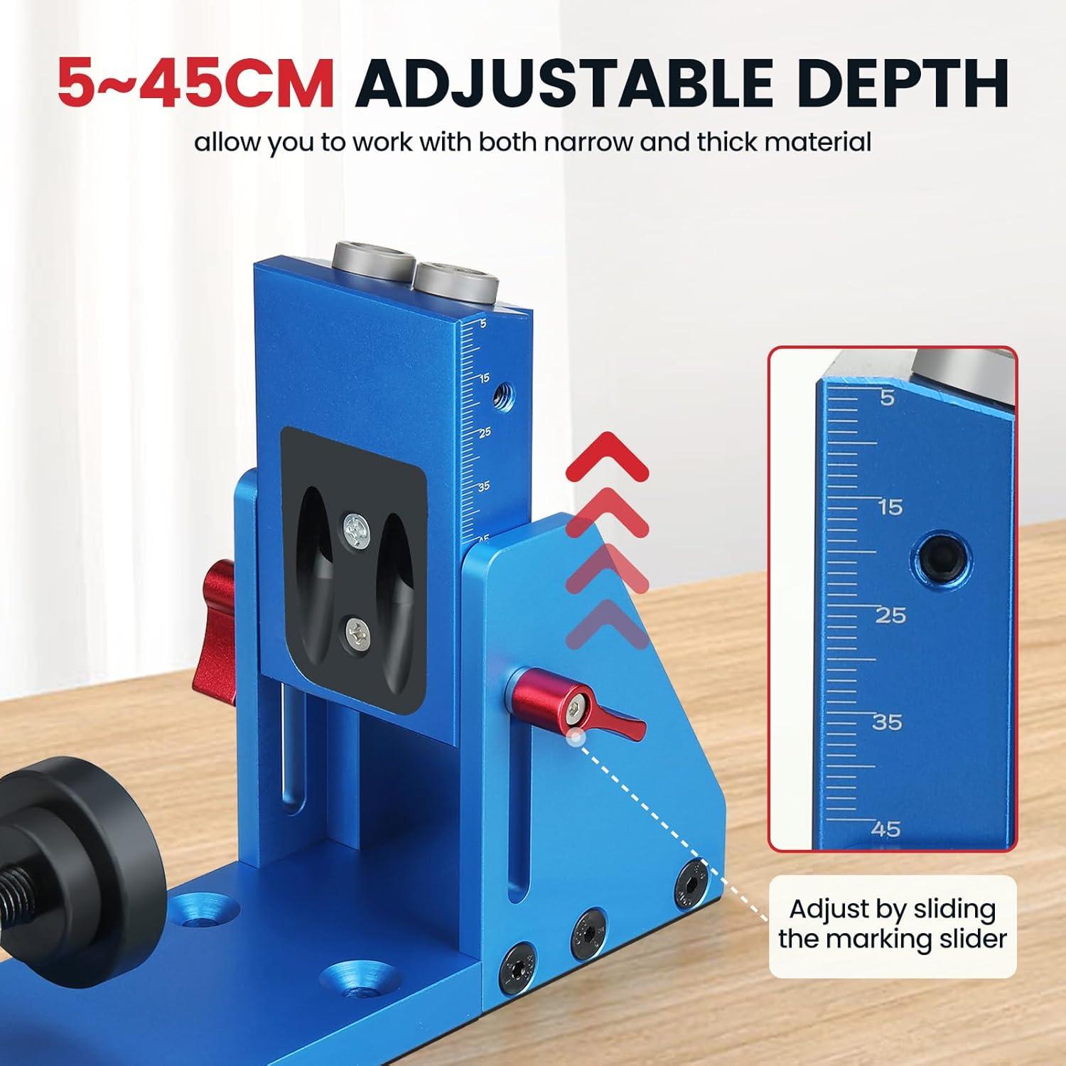 Plantilla de Agujeros Pocket Ajustable Enjoywood XK-2 1.96 kg