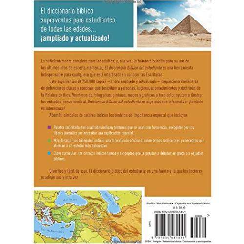 Diccionario Bíblico del Estudiante -> Edición Revisada Y Ampliada: ¡El Best Seller de 750.000 Ejemplares Aún Mejor! / Te Ayudará a Entender Las ... de Las Escrituras (Spanish Edition)