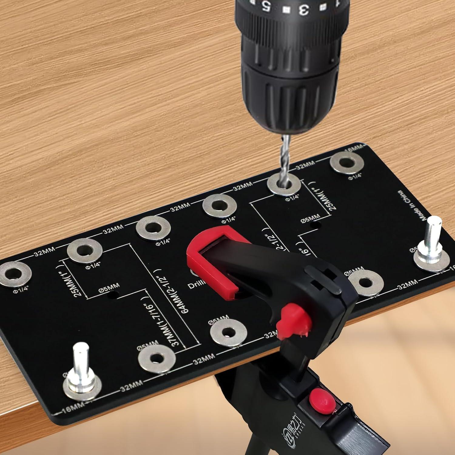 Plantilla de Perforación para Pasadores de Estante ENGYNC 6.35mm y 5mm