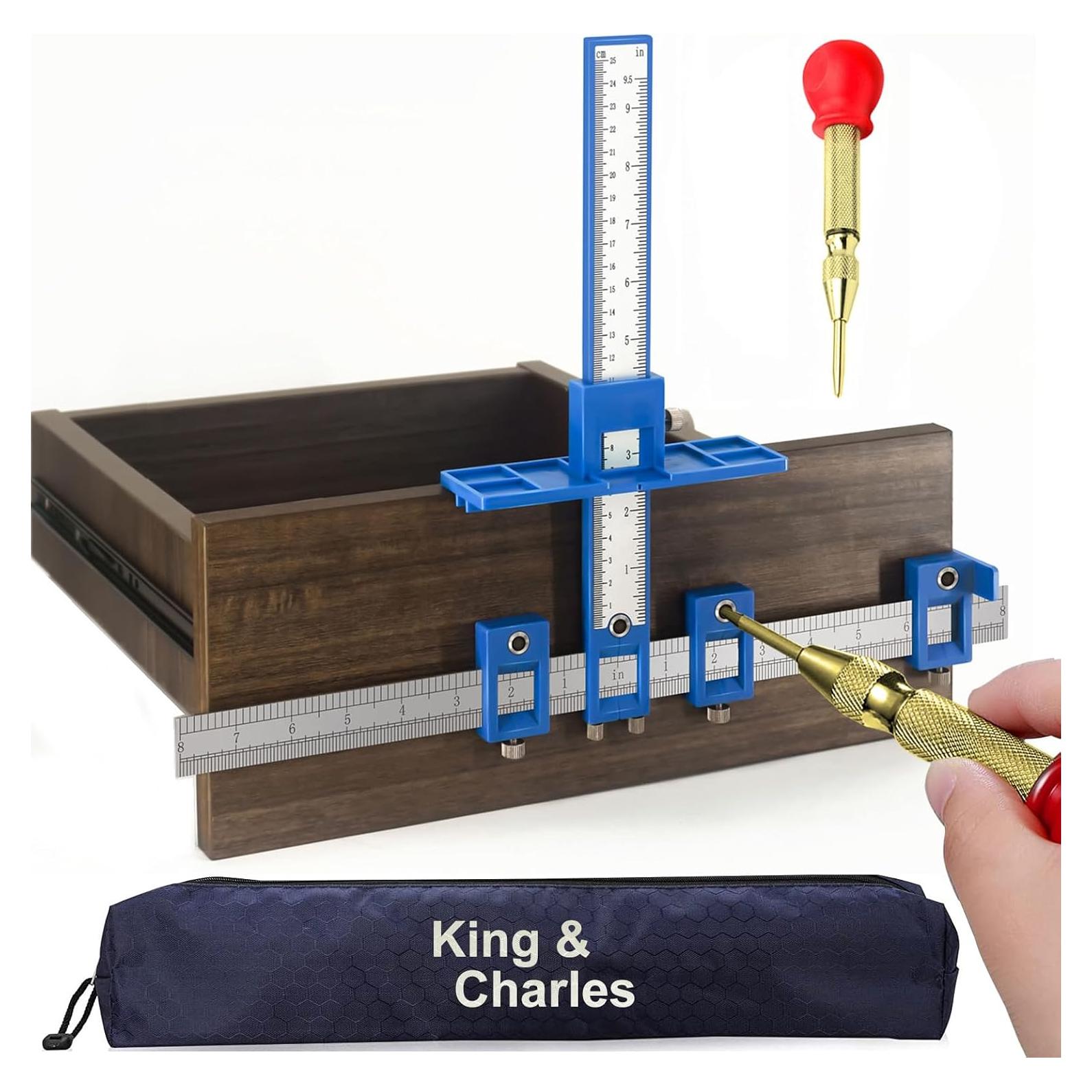 Plantilla de Hardware de Gabinete King&Charles con Punzón Automático