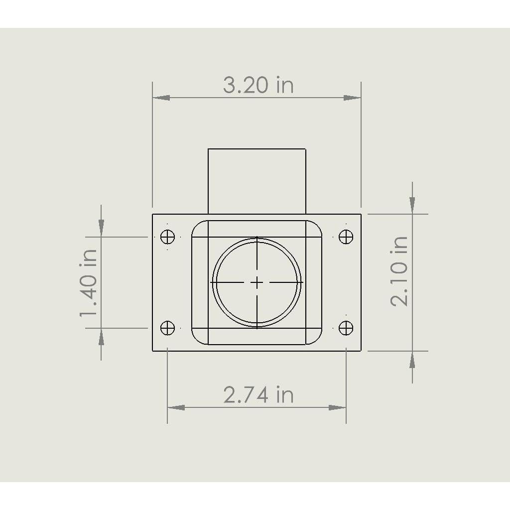 Adaptador de Aspiradora Vevor Pocket Hole Jig 3.18 cm