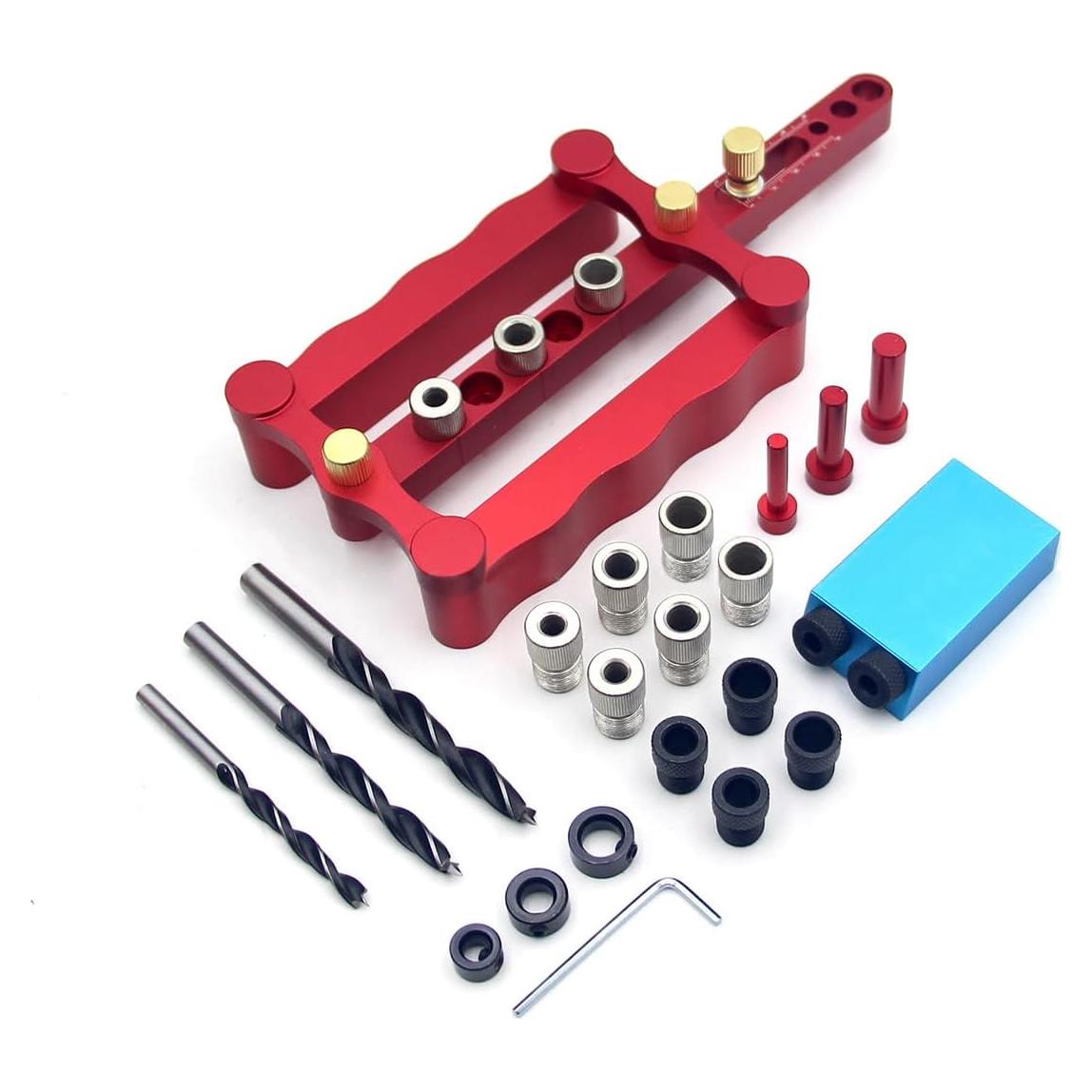 Plantilla de Perforación Dowel Joywayus 6/8/10mm para Carpintería