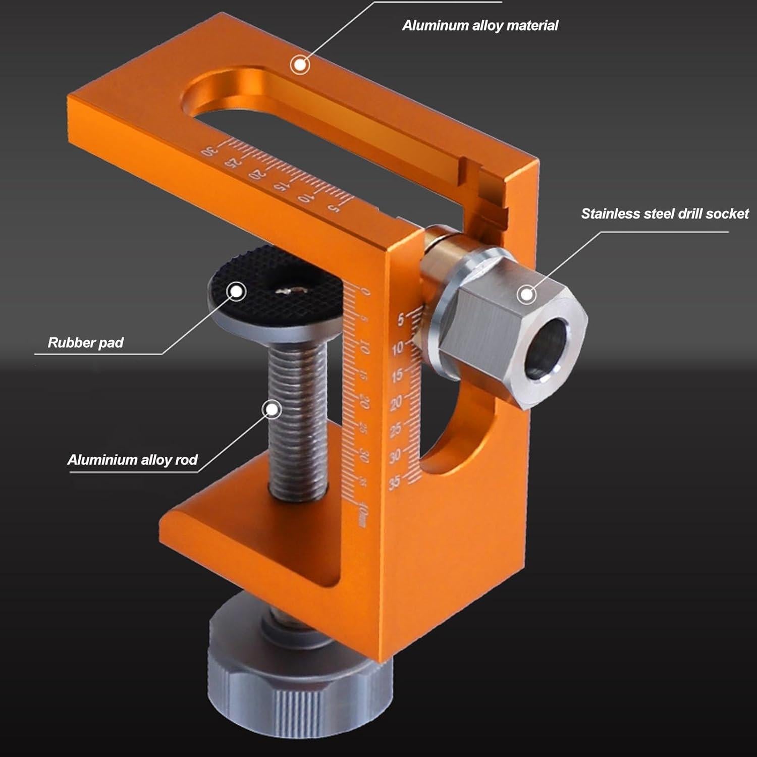 Kit de Plantilla de Perforación Dowel 10mm Hyuduo para Carpintería