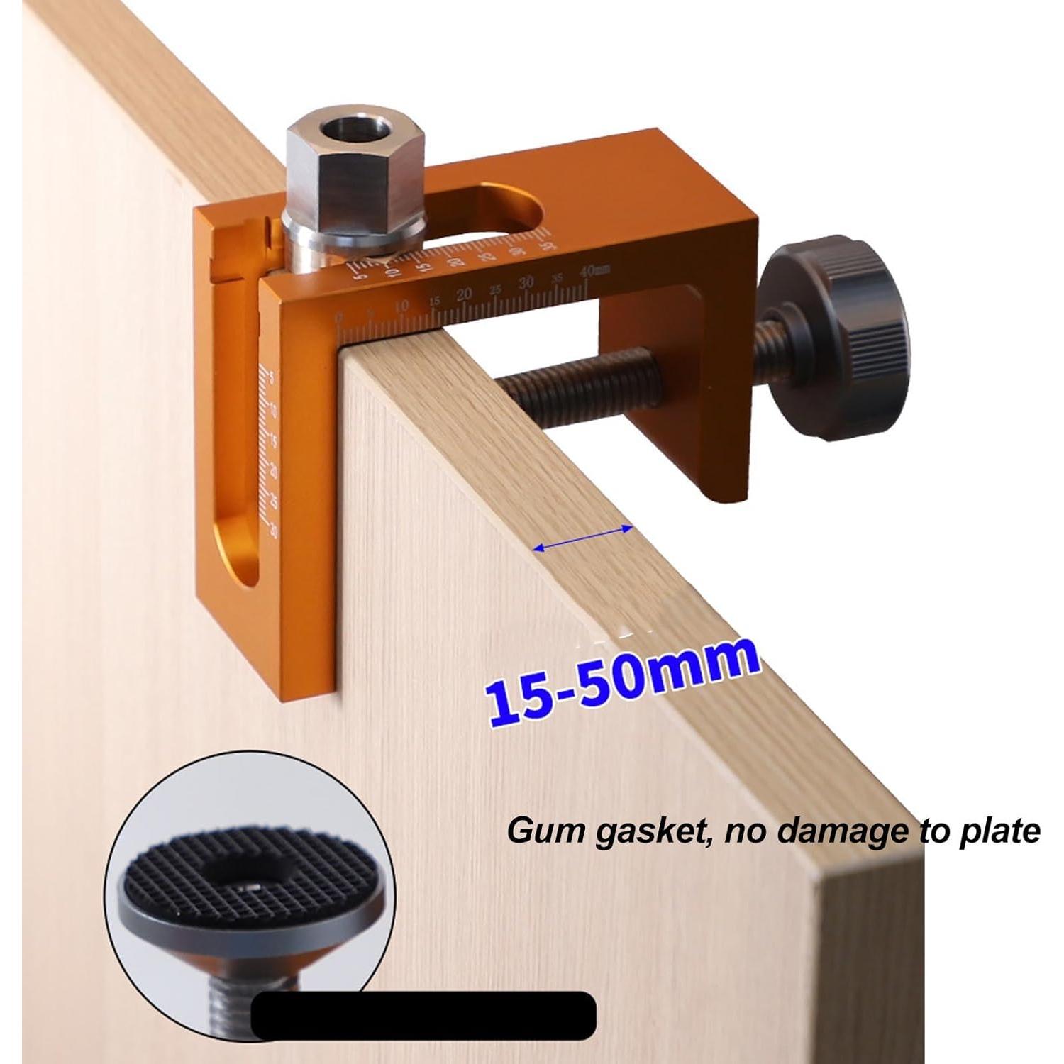 Kit de Plantilla de Perforación Dowel 10mm Hyuduo para Carpintería