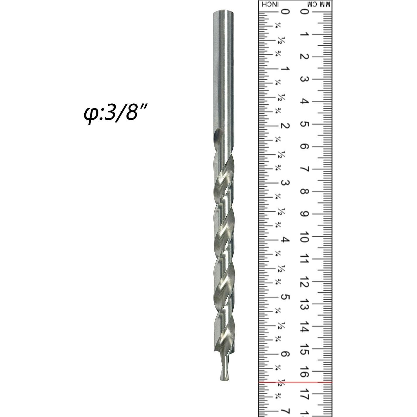 Broca de 9.5 mm VELNUT con collar de parada 16.5 cm 2 piezas