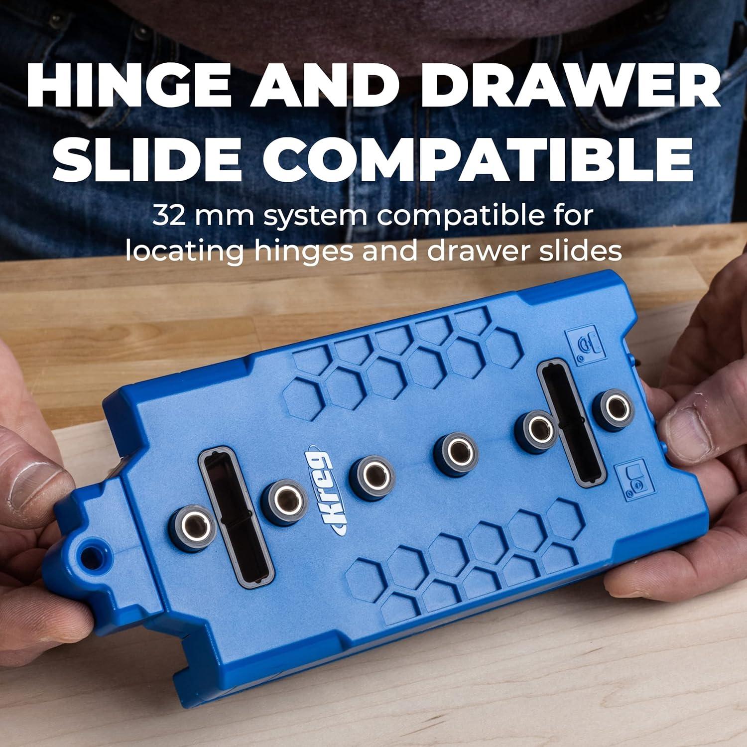 Plantilla de Perforación Kreg KMA3225 para Estantes 32 mm