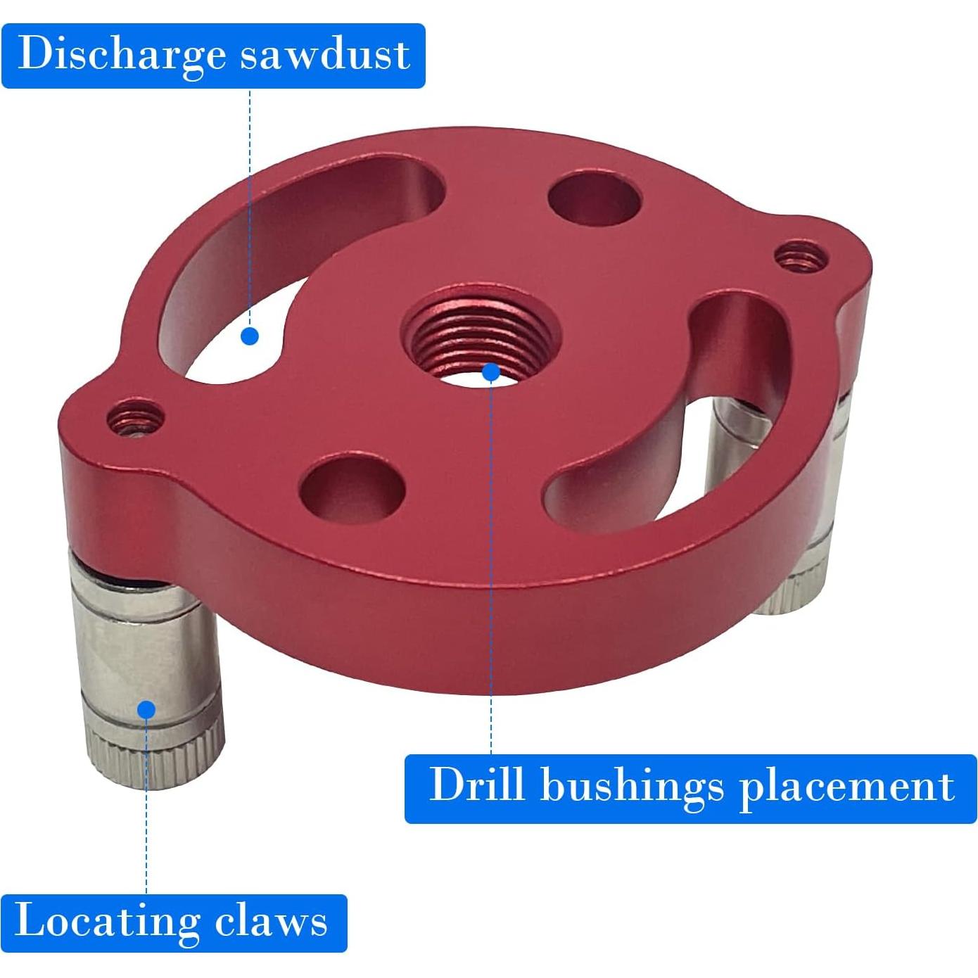 Guía de Taladro de Dowel Sutekus con 9 Bushings M2-M10