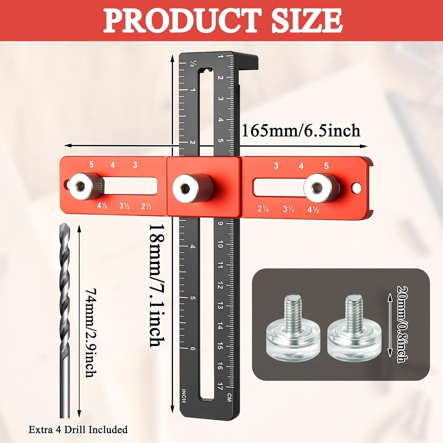 Plantilla de Perforación Ajustable ONLYFU para Gabinete