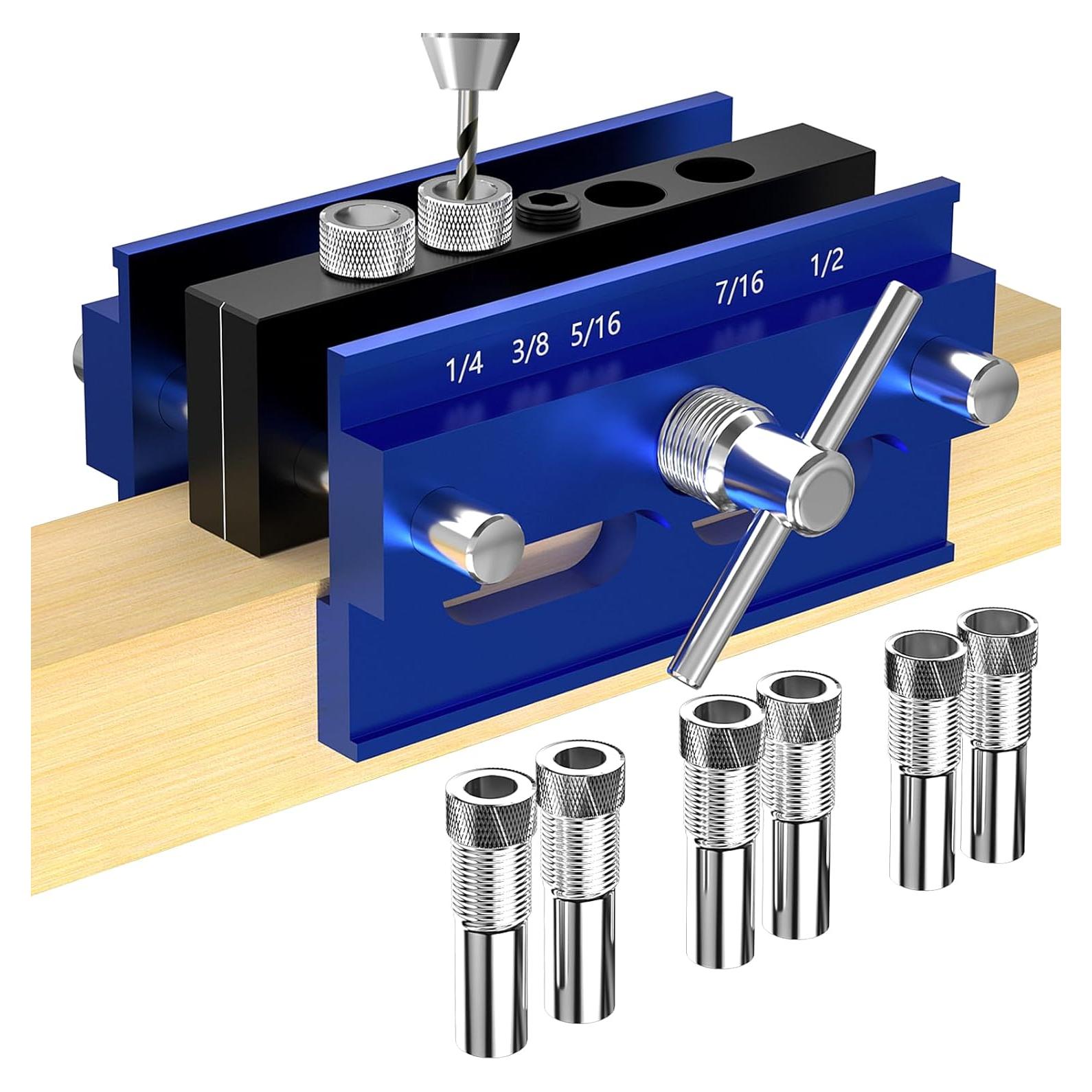 Kit Plantilla Dowel Autocentrante Beaiguna 6 Bushings 0.64-0.95 cm