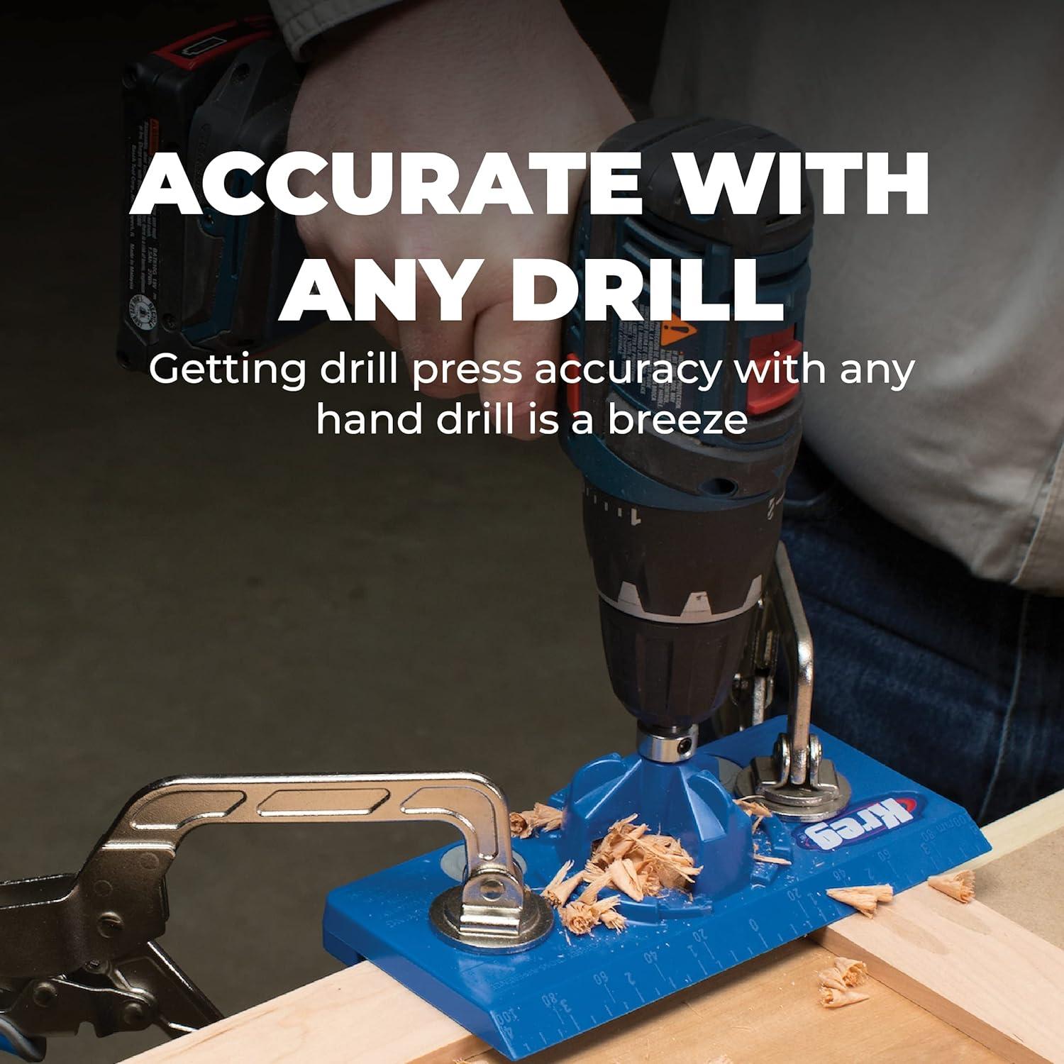 Plantilla de Bisagra Oculta Kreg KHI-HINGE 35mm - Guía de Perforación