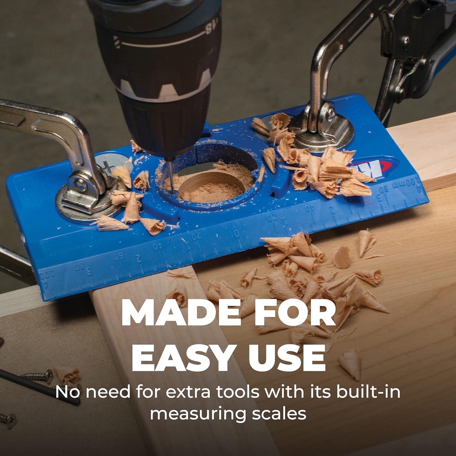 Plantilla de Bisagra Oculta Kreg KHI-HINGE 35mm - Guía de Perforación