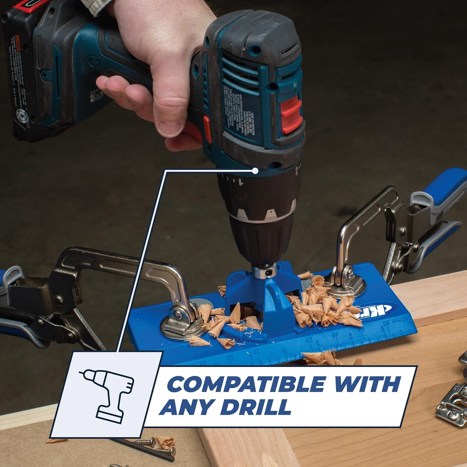 Plantilla de Bisagra Oculta Kreg KHI-HINGE 35mm - Guía de Perforación