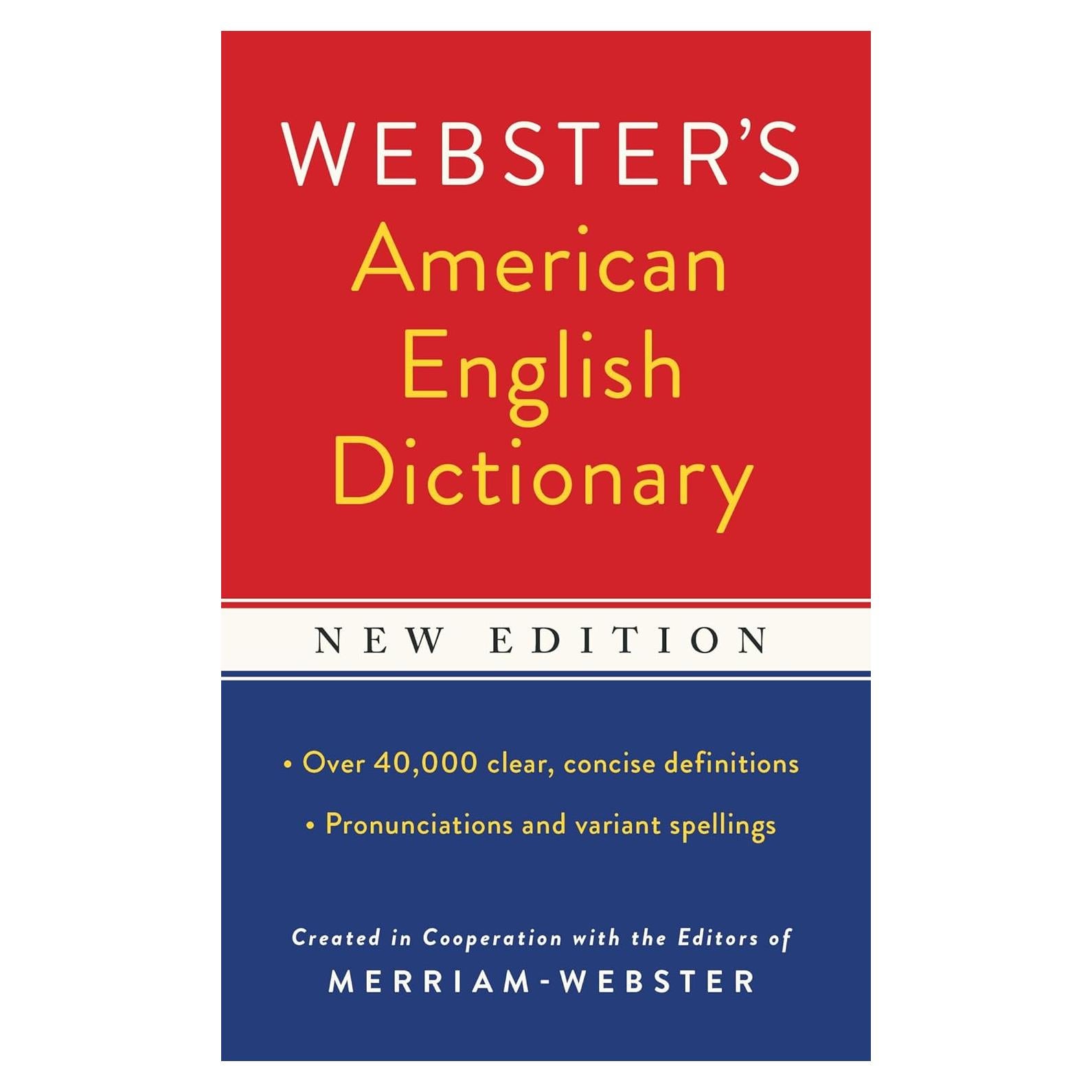 Webster's American English Dictionary, New Edition