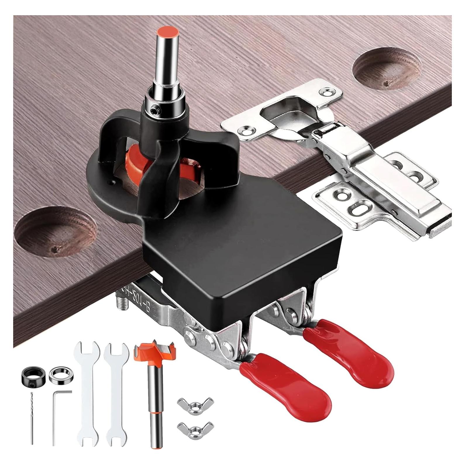 Plantilla de Bisagra Oculta Adoles 35mm para Gabinete