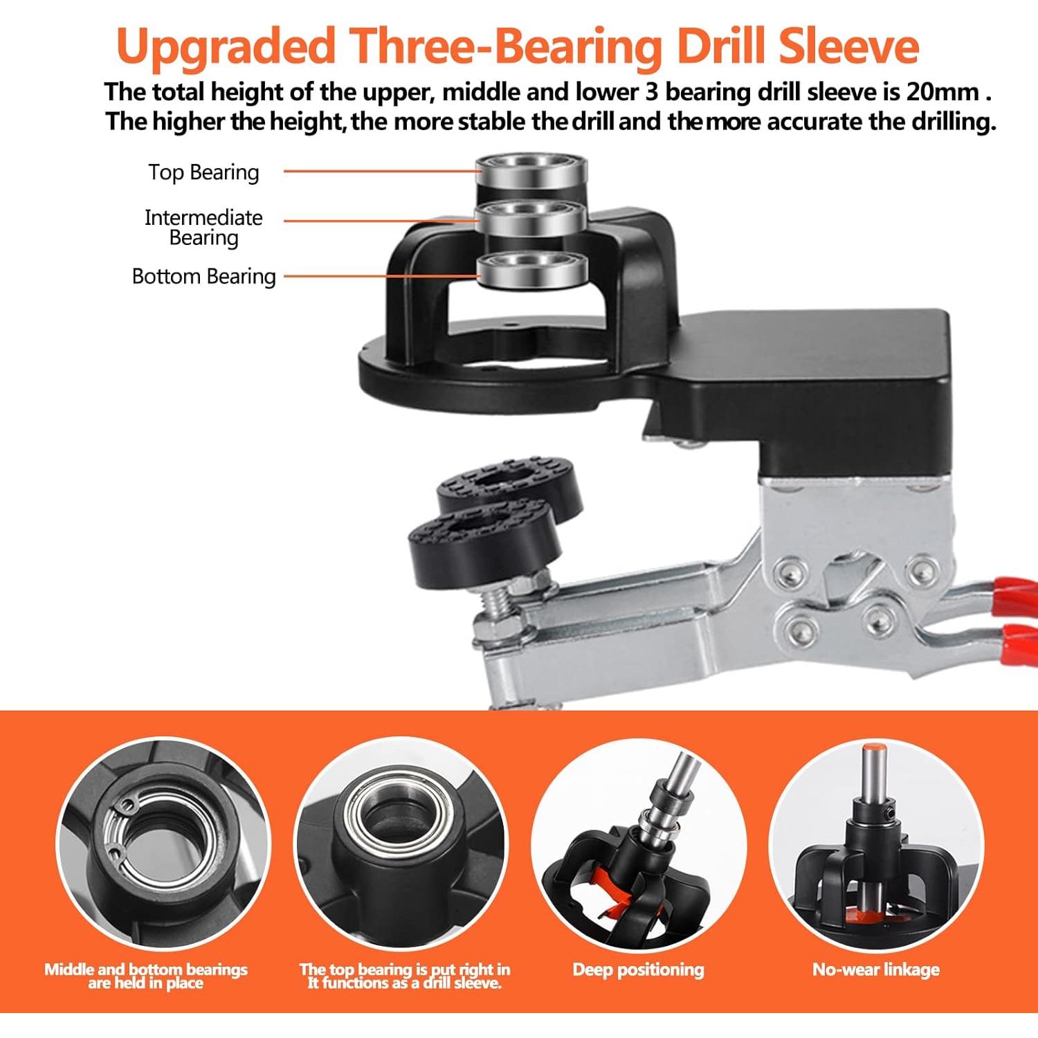 Plantilla de Bisagra Oculta Adoles 35mm para Gabinete