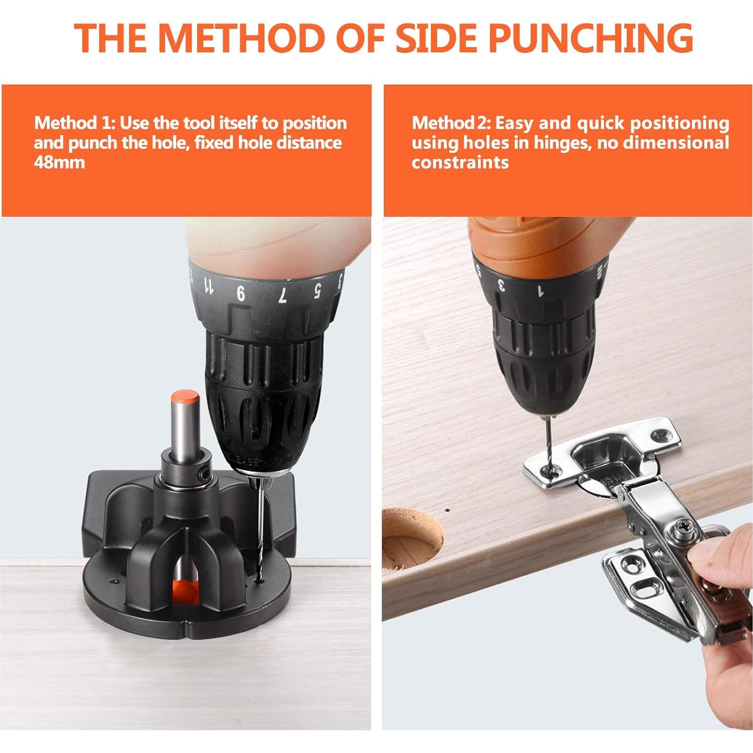 Plantilla de Bisagra Oculta Adoles 35mm para Gabinete