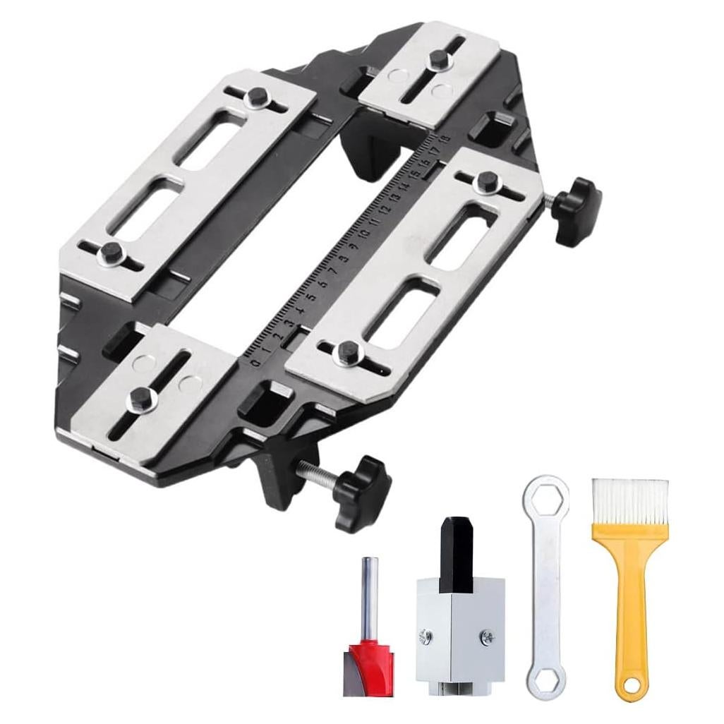 Plantilla de Bisagra DUEBEL para Puertas de Madera 34.5x22cm